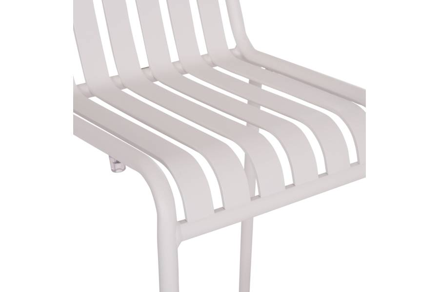 ΣΚΑΜΠΟ ΜΠΑΡ ΑΛΟΥΜΙΝΙΟΥ RACHEL HM6341.02 ΛΕΥΚΟ 47x56,5x98,5Υεκ.