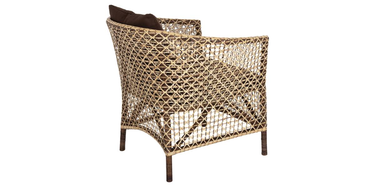 ΠΟΛΥΘΡΟΝΑ ΕΞΩΤ.ΧΩΡΟΥ HM6111 SILMAR-RATTAN ΚΑΦΕ ΚΑΙ ΦΥΣΙΚΟ-ΜΑΞΙΛΑΡΙΑ ΚΑΦΕ 82x76x85Υεκ