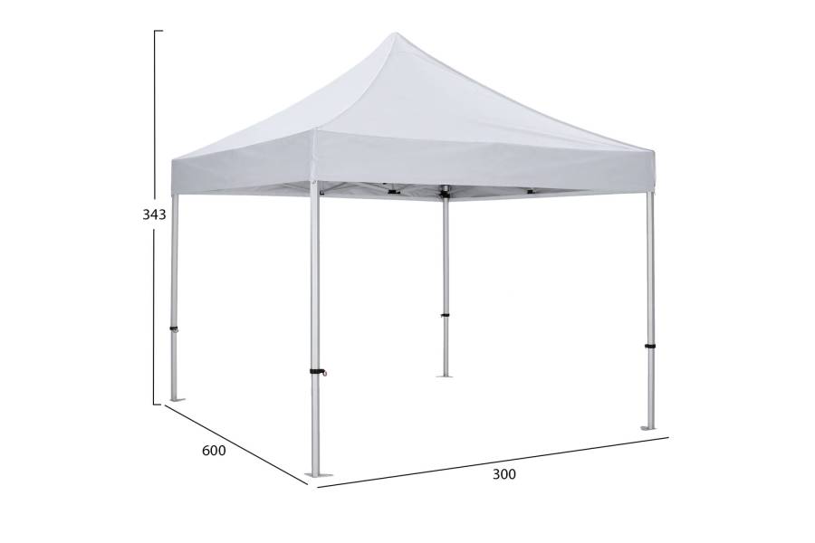 GAZEBO ΕΠΑΓΓΕΛΜΑΤΙΚΟ ΒΑΡΕΩΣ ΤΥΠΟΥ MATTHEW-AL HM6313 ΠΤΥΣΣΟΜΕΝΟ ΑΛΟΥΜΙΝΙΟΥ 3x3x3,4Y