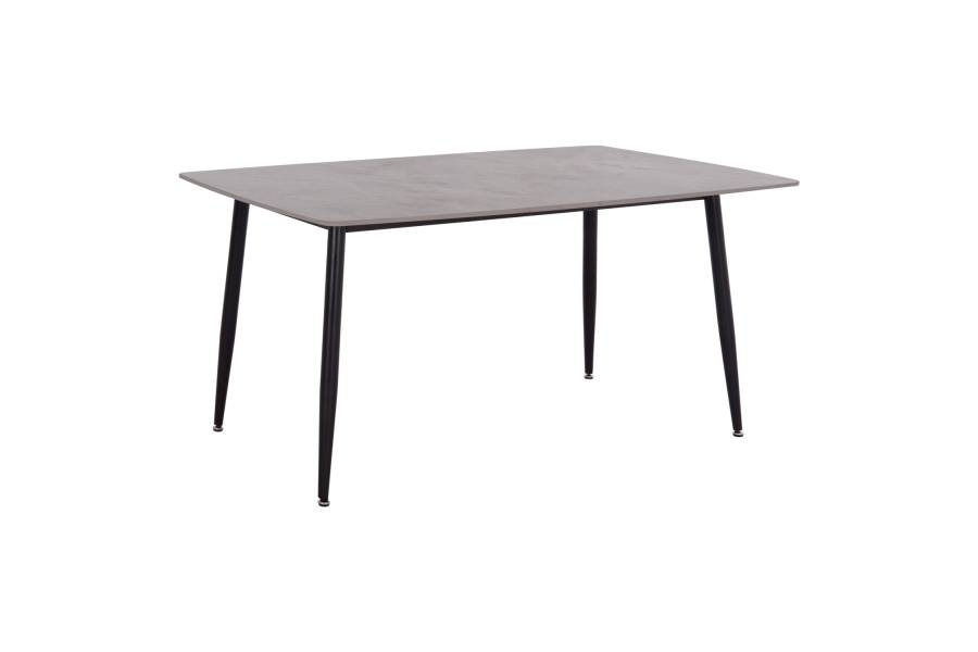 ΤΡΑΠΕΖΙ RAVEN HM18150.13 ΚΕΡΑΜΙΚΟ TOP ΜΕ ΟΨΗ ΓΚΡΙ ΜΑΡΜΑΡΟ 160x80x74Υεκ.