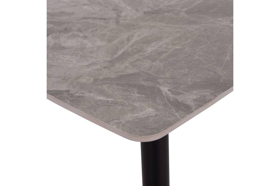 ΤΡΑΠΕΖΙ RAVEN HM18150.13 ΚΕΡΑΜΙΚΟ TOP ΜΕ ΟΨΗ ΓΚΡΙ ΜΑΡΜΑΡΟ 160x80x74Υεκ.