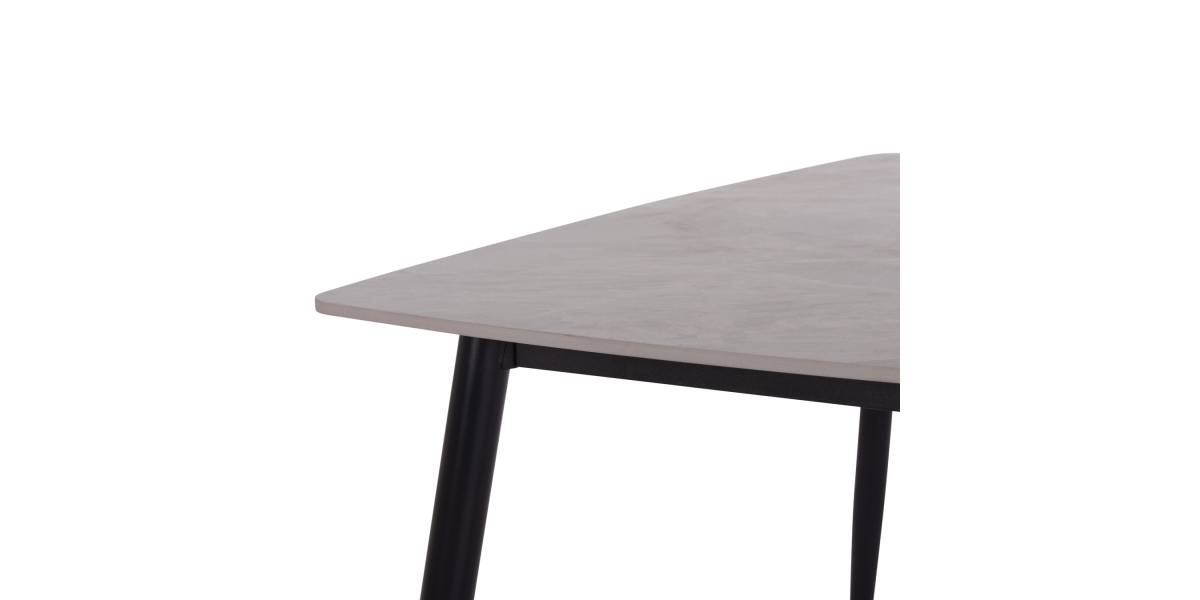 ΤΡΑΠΕΖΙ RAVEN HM18150.13 ΚΕΡΑΜΙΚΟ TOP ΜΕ ΟΨΗ ΓΚΡΙ ΜΑΡΜΑΡΟ 160x80x74Υεκ.