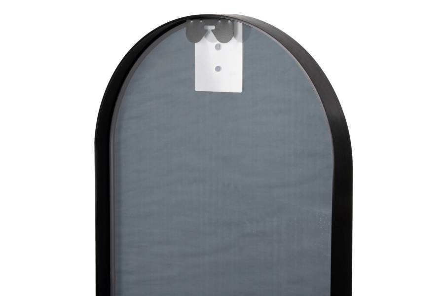 ΚΑΘΡΕΠΤΗΣ ΤΟΙΧΟΥ HM9581.01 ΨΗΛΟΣ ΟΒΑΛ ΣΚΕΛΕΤΟΣ ΑΛΟΥΜΙΝΙΟΥ ΜΑΥΡΟΣ 38,5x4x149Υεκ.