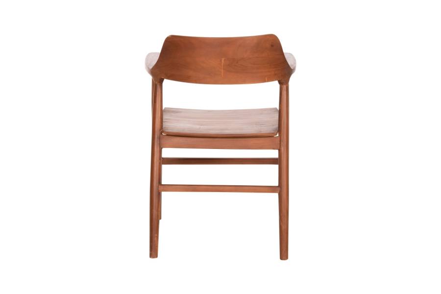 ΠΟΛΥΘΡΟΝΑ ΤΡΑΠΕΖΑΡΙΑΣ NIONI HM9476.01 ΞΥΛΟ ΤΕΑΚ-ΚΑΡΥΔΙ ΧΡΩΜΑ 57x53x77Yεκ.