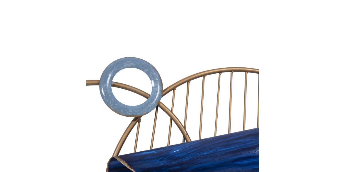 ΔΙΑΚΟΣΜΗΤΙΚΟ ΤΟΙΧΟΥ HM4207 ΜΕΤΑΛΛΟ ΣΕ ΜΠΛΕ ΑΠΟΧΡΩΣΕΙΣ 87x54 εκ.