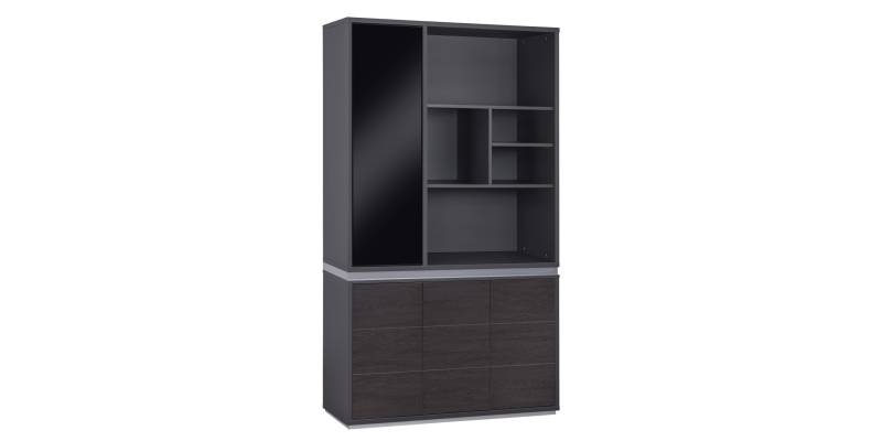 ΒΙΒΛΙΟΘΗΚΗ ΓΡΑΦΕΙΟΥ ΕΠΑΓΓΕΛΜΑΤΙΚΗ ROSEWOOD HM2091L 120Χ40Χ200Υ εκ.