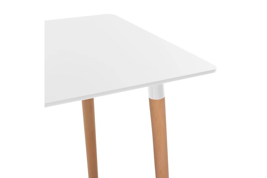 ΣΕΤ ΤΡΑΠΕΖΑΡΙΑΣ 5ΤΜΧ VEGAS HM21184 MDF TOP ΣΕ ΛΕΥΚΟ--ΠΟΔΙΑ ΟΞΙΑΣ