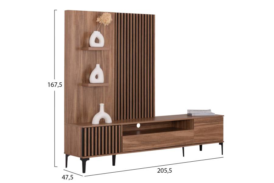 ΣΥΝΘΕΣΗ ΣΑΛΟΝΙΟΥ 3ΤΜΧ HARRY HM21092 ΤΡΑΠΕΖΙ ΣΑΛΟΝΙΟΥ-ΕΠΙΠΛΟ TV-ΒΙΤΡΙΝΑ