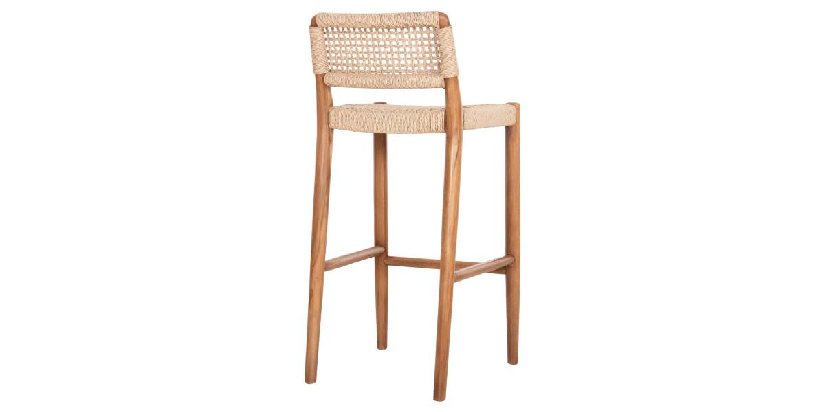 ΣΚΑΜΠΟ ΜΠΑΡ ROSCO HM6134 ΞΥΛΟ ΤΕΑΚ ΦΥΣΙΚΟ & ΣΧΟΙΝΙ VIRO ΜΠΕΖ 47x52x100Υεκ