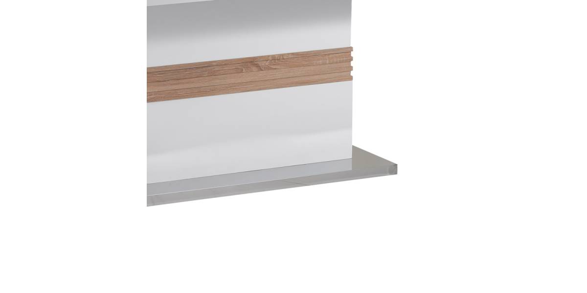 Τραπέζι Zoekrin Inart λευκό mdf 200x100x76εκ