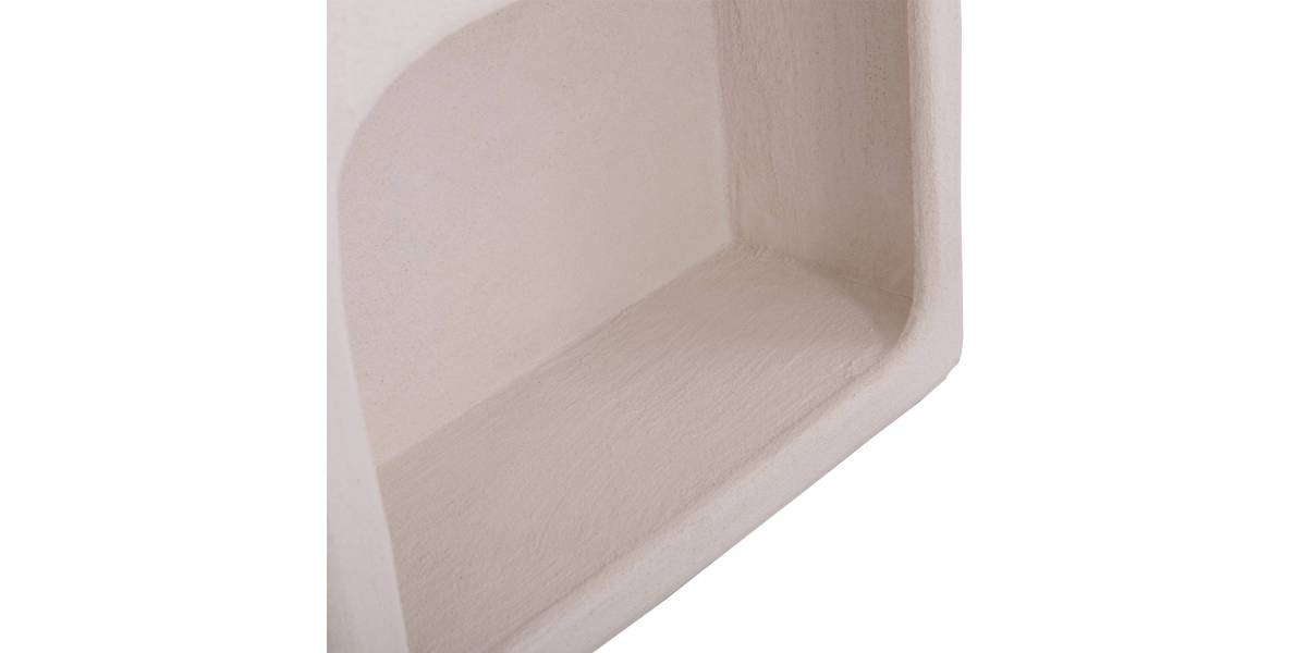 ΡΑΦΙΕΡΑ ΤΟΙΧΟΥ ΣΕΙΡΑ SANTORINI HM18069 MDF ΣΕ ΥΠΟΛΕΥΚΟ ΧΡΩΜΑ 47,5x18x120Υεκ.