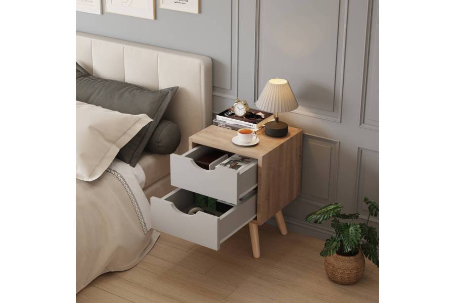 ΚΟΜΟΔΙΝΟ DINKL HM2472.05 ΜΕΛΑΜΙΝΗ-2 ΣΥΡΤΑΡΙΑ ΣΟΝΑΜΑ-ΓΚΡΙ 29,7x29,7x45Υεκ