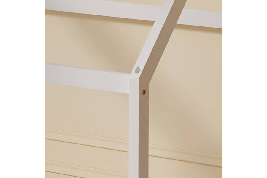 ΚΡΕΒΑΤΙ ΠΑΙΔΙΚΟ PEPE HM677.03 τ.MONTESSORI ΞΥΛΟ ΠΕΥΚΟ ΛΕΥΚΟ- 190x90εκ