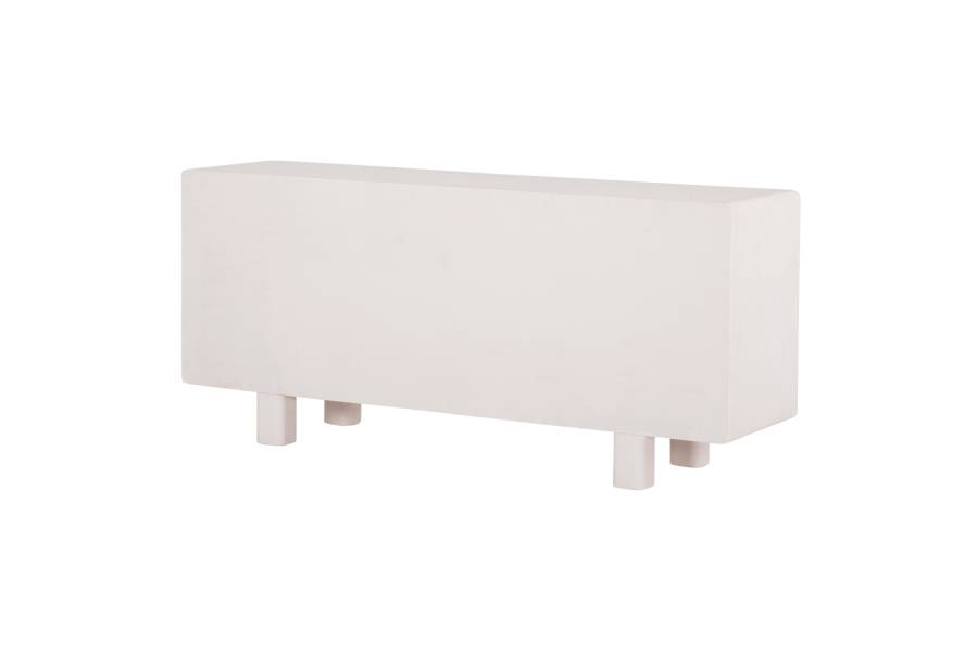 ΜΠΟΥΦΕΣ ΣΕΙΡΑ SANTORINI HM18068 MDF ΣΕ ΥΠΟΛΕΥΚΟ ΧΡΩΜΑ-3 ΠΟΡΤΕΣ 140x38x64Υεκ.