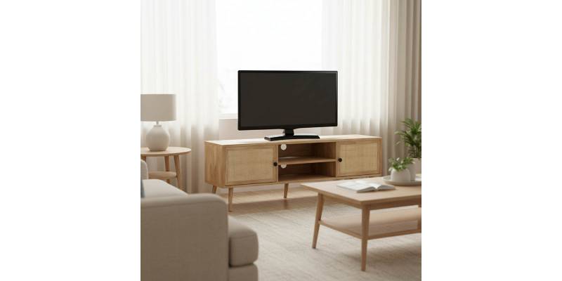 Έπιπλο τηλεόρασης Oslo pakoworld sonoma 150x39x49εκ