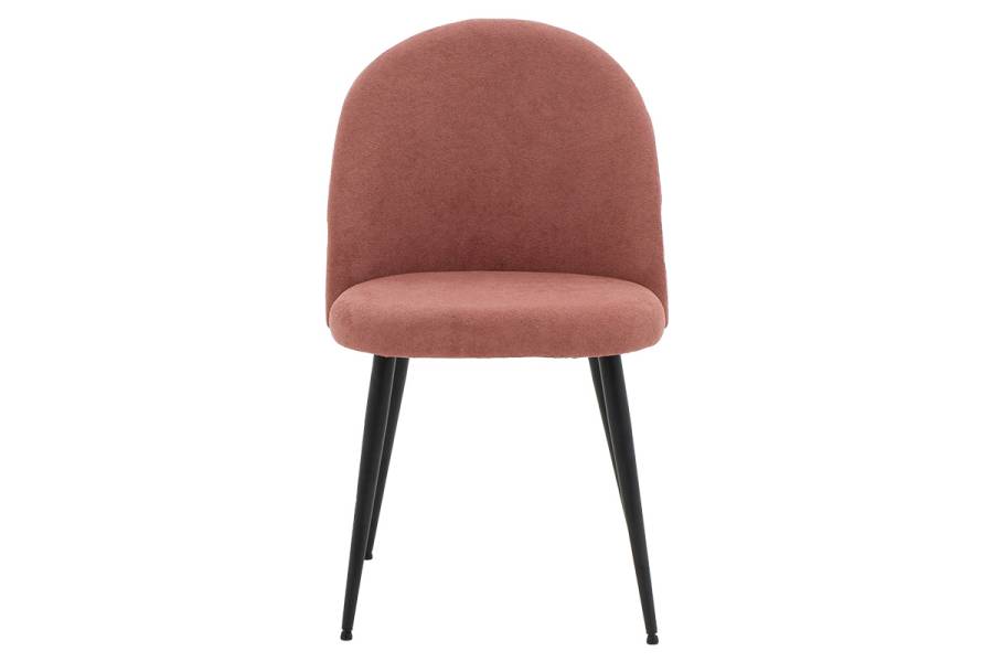 Καρέκλα Graceful pakoworld ύφασμα σάπιο μήλο-πόδι μαύρο