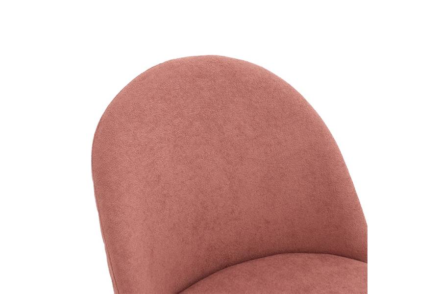 Καρέκλα Graceful pakoworld ύφασμα σάπιο μήλο-πόδι μαύρο