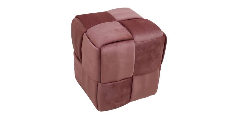 Σκαμπό Jisko pakoworld σάπιο μήλο βελούδο 38x38x40εκ