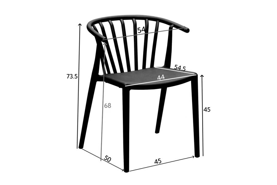 Πολυθρόνα Zelma pakoworld pp σε ανοιχτή απόχρωση cappuccino 55x53x73εκ