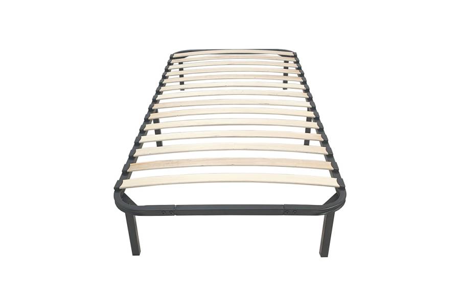 Κρεβάτι-υπόστρωμα Amaso pakoworld μεταλλικό μαύρο 90x190x28εκ