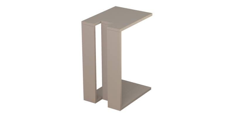 Βοηθητικό τραπέζι Muju pakoworld σε μόκα απόχρωση 40x30x57εκ