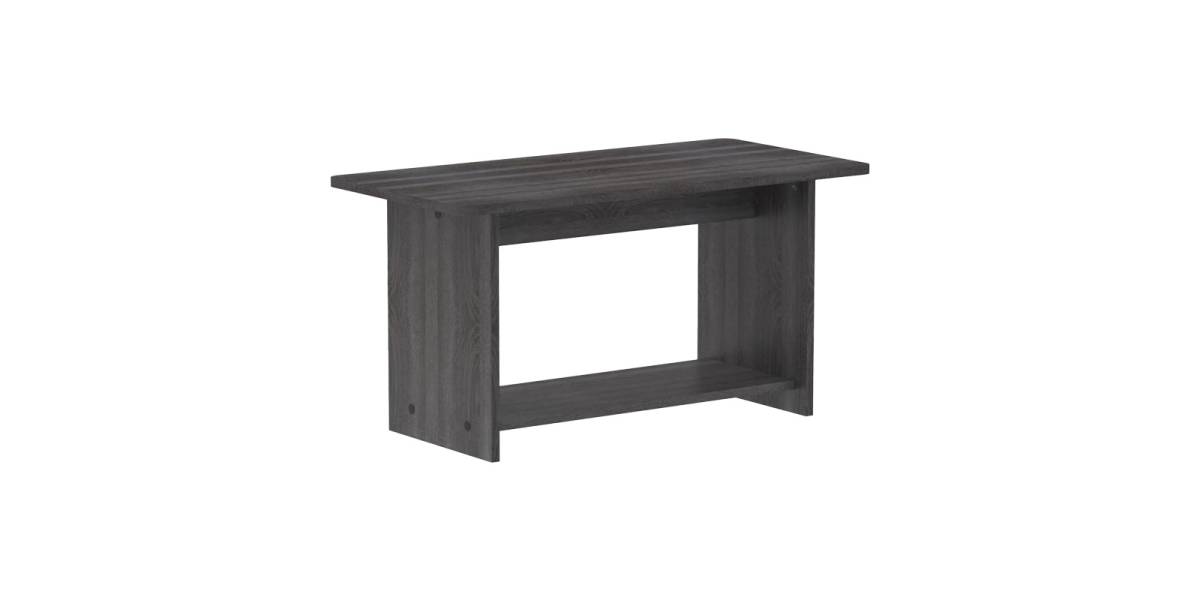 Τραπέζι Kumba pakoworld σε ανθρακί-wenge απόχρωση 80x40x42εκ
