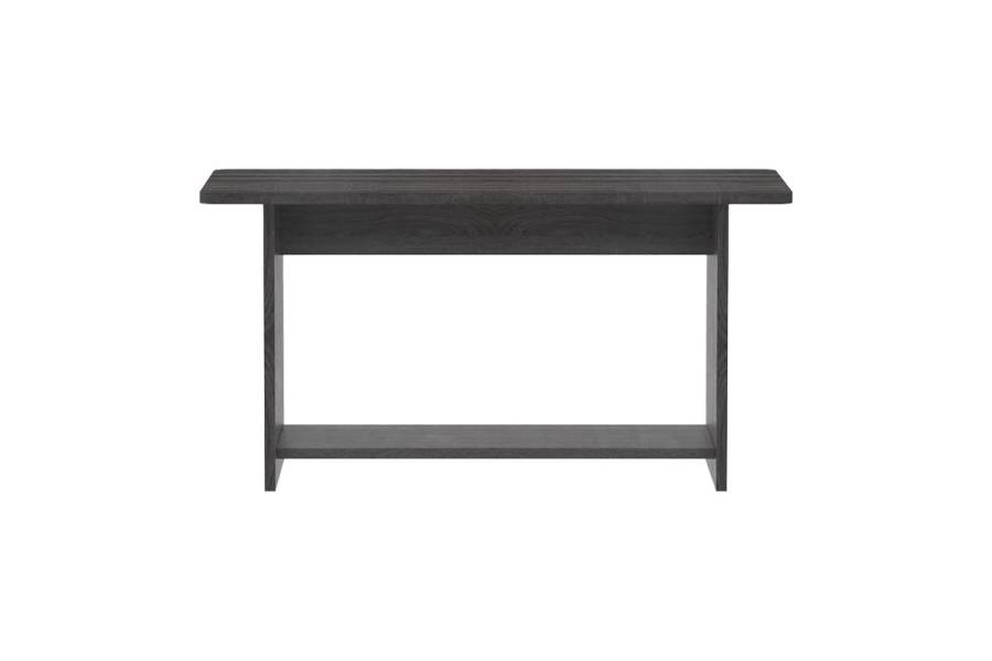 Τραπέζι Kumba pakoworld σε ανθρακί-wenge απόχρωση 80x40x42εκ