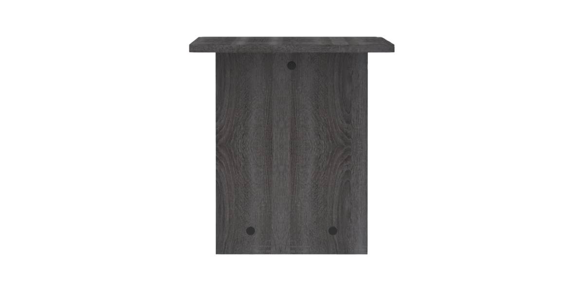 Τραπέζι Kumba pakoworld σε ανθρακί-wenge απόχρωση 80x40x42εκ