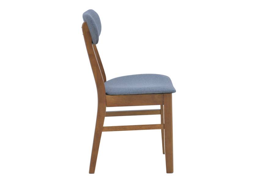 Καρέκλα Gaborn pakoworld σε γκρι απόχρωση 47x47x81,5εκ