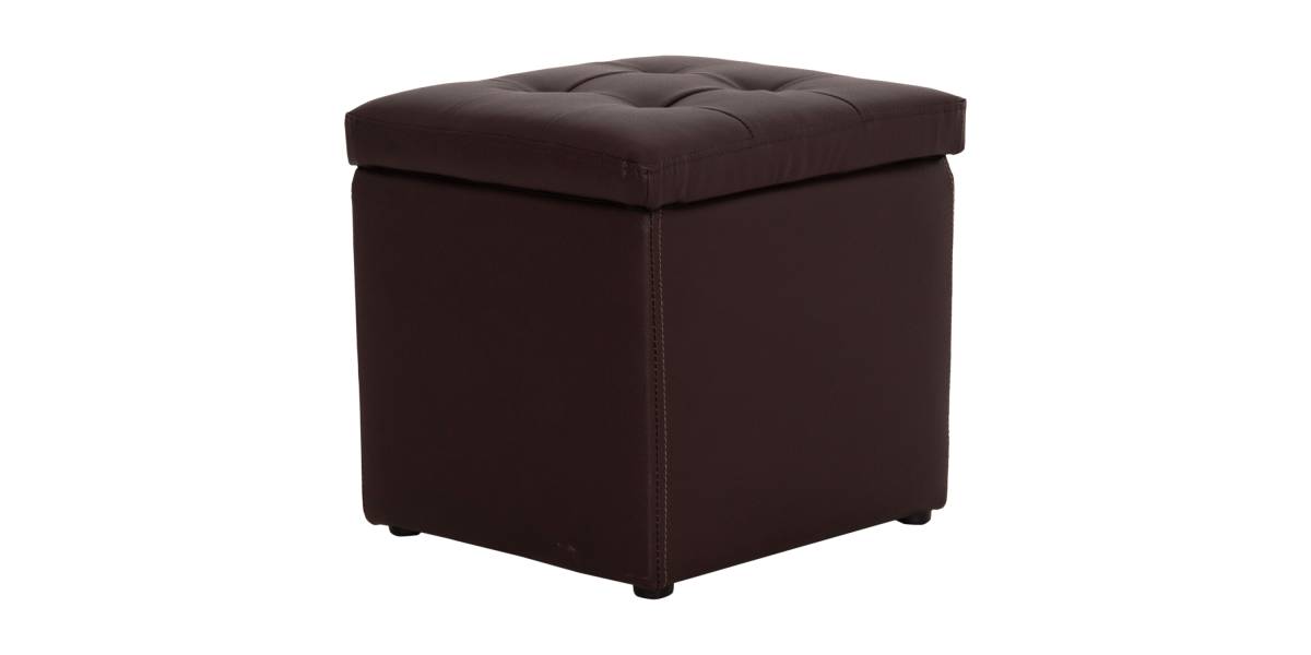 ΣΚΑΜΠΩ ΜΕ ΑΠΟΘΗΚΕΥΤΙΚΟ ΧΩΡΟ PU ΚΑΦΕ CUBE HM224.03--38x38x36.5Υεκ.