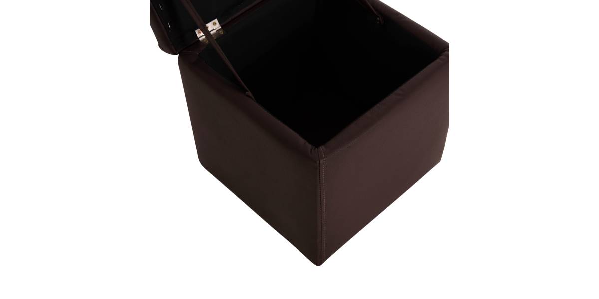 ΣΚΑΜΠΩ ΜΕ ΑΠΟΘΗΚΕΥΤΙΚΟ ΧΩΡΟ PU ΚΑΦΕ CUBE HM224.03--38x38x36.5Υεκ.