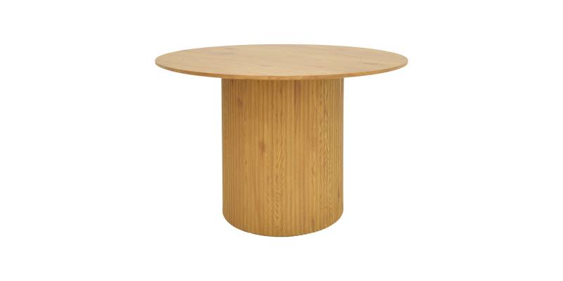 Τραπέζι Karulo pakoworld mdf σε sonoma απόχρωση Φ120x76εκ