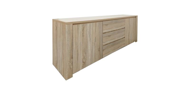 Μπουφές Kalya pakoworld σε sonoma απόχρωση 220x49x89.5εκ