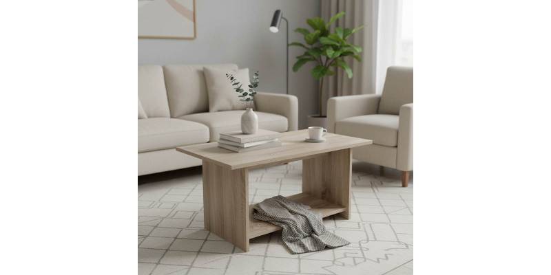 Τραπέζι σαλονιού Votalo pakoworld σε sonoma απόχρωση 80x40x42εκ