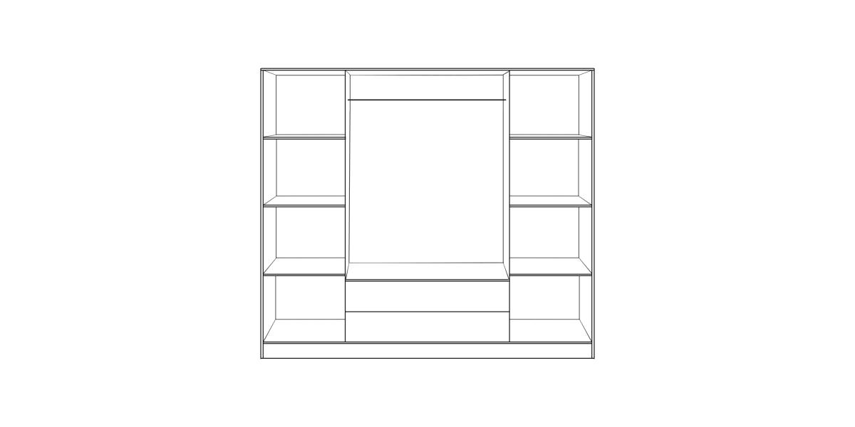 ΝΤΟΥΛΑΠΑ 4ΦΥΛΛΗ ΜΕ 2 ΣΥΡΤΑΡΙΑ AZALEA 200Χ56Χ180Υεκ. HM353.02 SONAMA