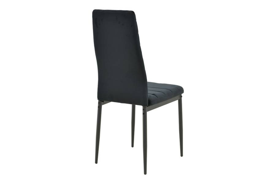 Τραπεζαρία Balou-Parker pakoworld σετ 5τεμ μαύρο Φ120x73εκ