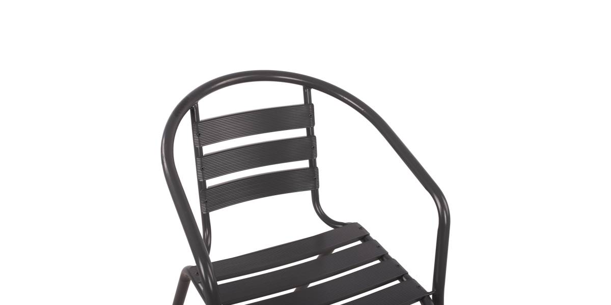 ΣΕΤ 3ΤΜΧ ΜΕ ΤΡΑΠΕΖΙ FIGO 70Χ70Χ72Υ & ΠΟΛΥΘΡΟΝΕΣ LAURA ΓΚΡΙ ΧΡΩΜΑ HM10469