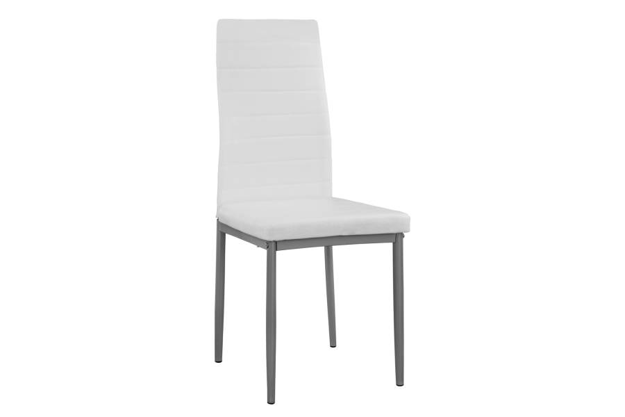 ΚΑΡΕΚΛΑ ΜΕΤΑΛΛΙΚΗ LADY HM0037.11 ΛΕΥΚΟ PU ΜΕΤΑΛΛΙΚΟ ΣΚΕΛΕΤΟ K/D 40x48x95Y εκ.