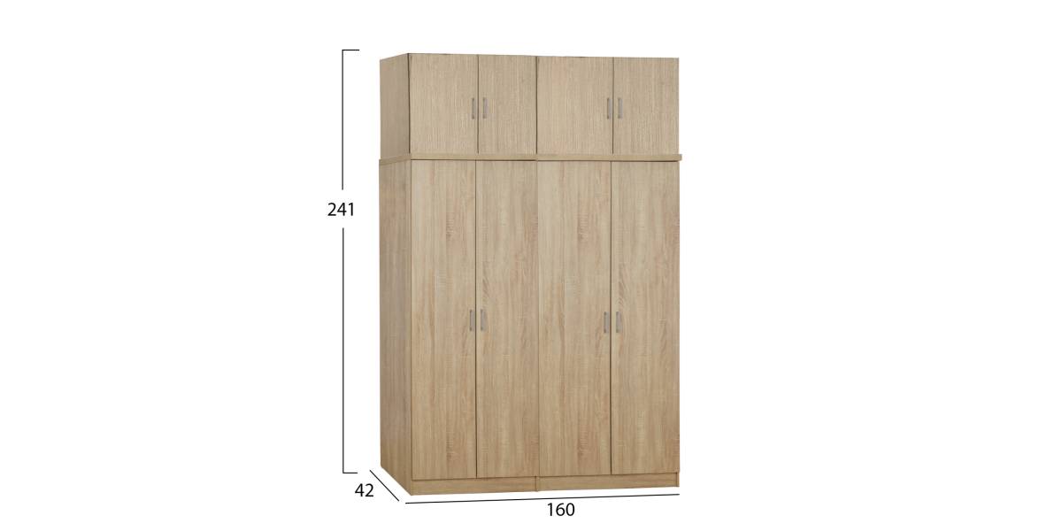 ΣΕΤ 4 ΤΜΧ ΝΤΟΥΠΑΛΑ 4ΦΥΛΛΗ ΜΕ ΠΑΤΑΡΙ SONAMA 160X42X241 HM11353.02