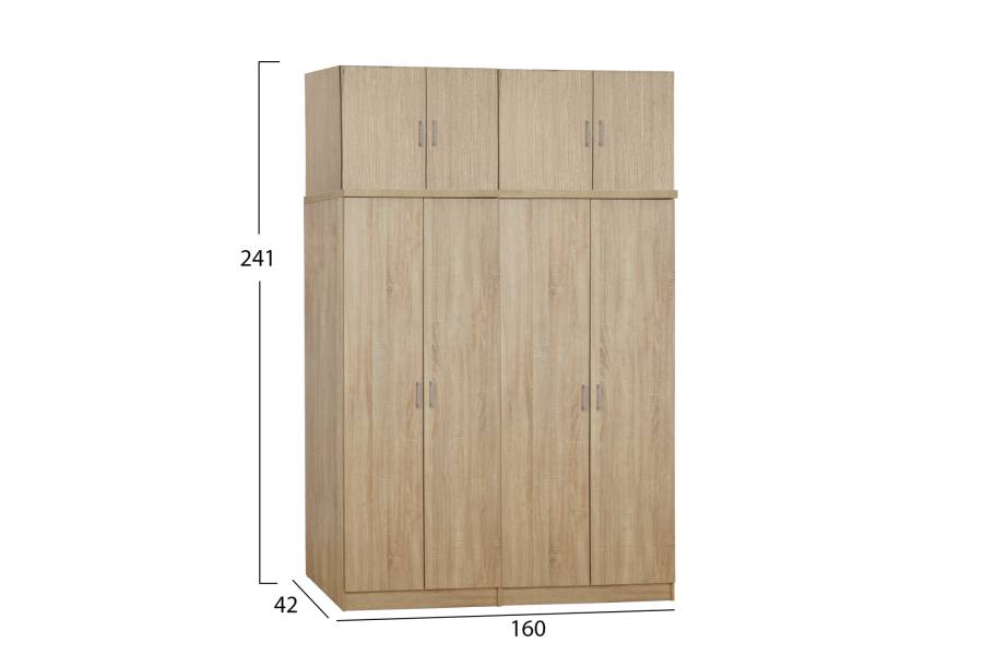 ΣΕΤ 4 ΤΜΧ ΝΤΟΥΠΑΛΑ 4ΦΥΛΛΗ ΜΕ ΠΑΤΑΡΙ SONAMA 160X42X241 HM11353.02