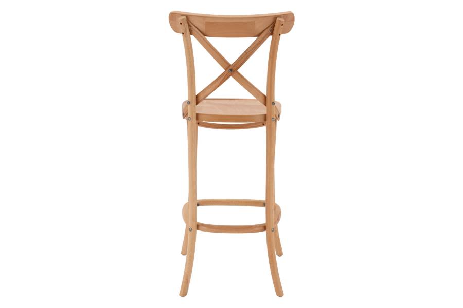 ΣΚΑΜΠΟ ΜΕΣ.ΥΨΟΥΣ GIOLIANA HM8750.01 ΑΠΟ ΟΞΙΑ ΦΥΣΙΚΟ ΜΕ PLYWOOD ΚΑΘΙΣΜΑ 46x46x101Υ εκ.