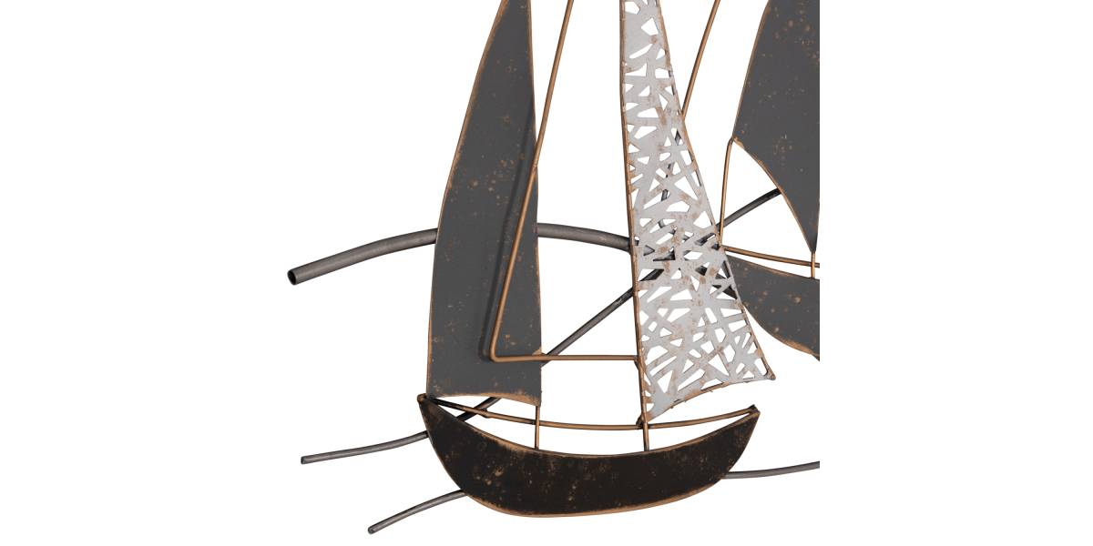 ΜΕΤΑΛΛΙΚΟ ΔΙΑΚΟΣΜΗΤΙΚΟ ΤΟΙΧΟΥ HM7160 ΑΝΘΡΑΚΙ ΛΕΥΚΟ ΧΡΥΣΟ 91x3x55Y εκ.