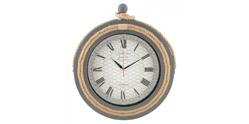 ΡΟΛΟΙ ΤΟΙΧΟΥ ΓΚΡΙ ΜΕΤΑΛΛΙΚΟ ΜΕ ΣΧΟΙΝΙ HM7452.01 Φ50 εκ.