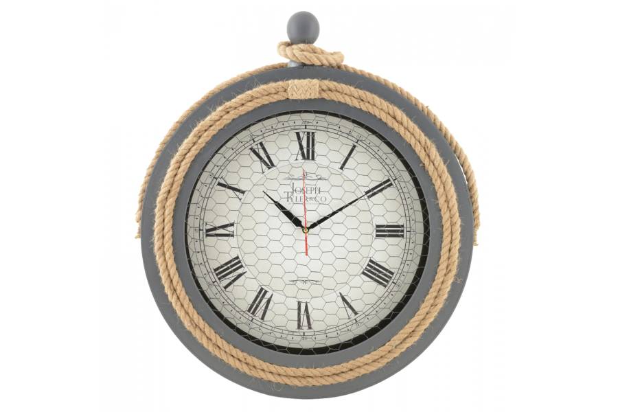 ΡΟΛΟΙ ΤΟΙΧΟΥ ΓΚΡΙ ΜΕΤΑΛΛΙΚΟ ΜΕ ΣΧΟΙΝΙ HM7452.01 Φ50 εκ.