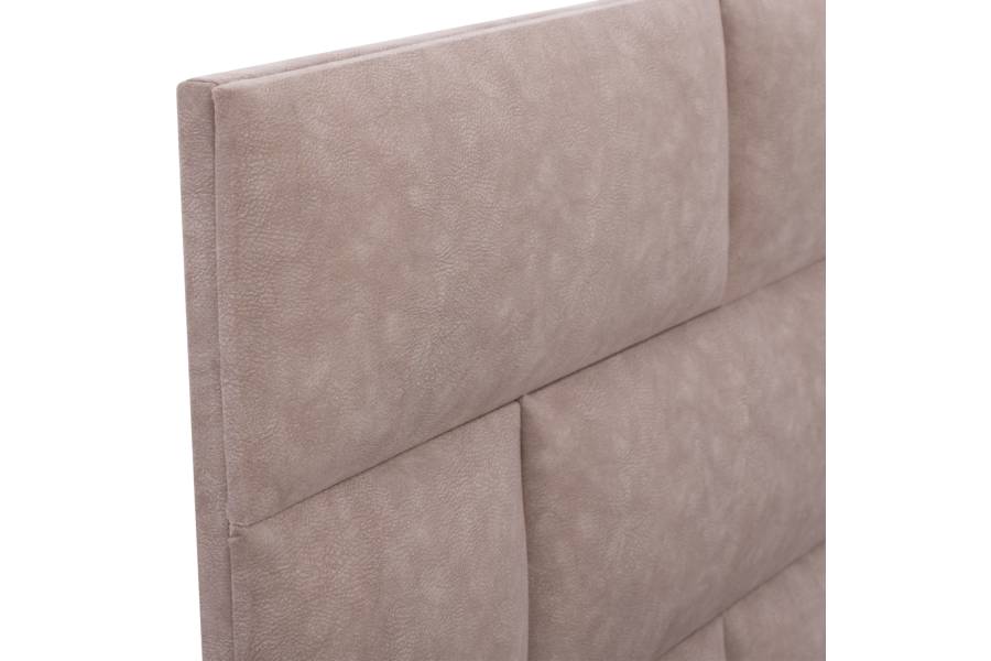 ΚΡΕΒΑΤΙ SOLEDAD ΜΠΕΖ HM644.22 ΓΙΑ ΣΤΡΩΜΑ 150x200 εκ.