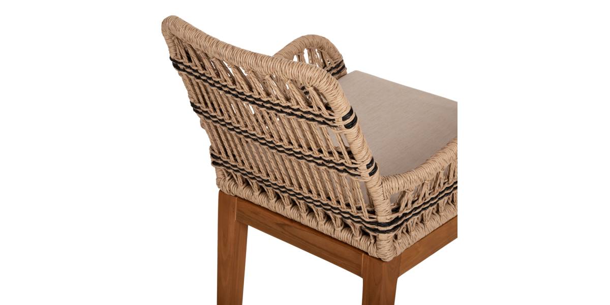 ΠΟΛΥΘΡΟΝΑ STARDOM HM9760.02 ΞΥΛΟ ΤΕΑΚ ΚΑΙ ΣΧΟΙΝΙ ΦΥΣΙΚΟ ΜΕ ΑΝΘΡΑΚΙ 57x65x83Yεκ.