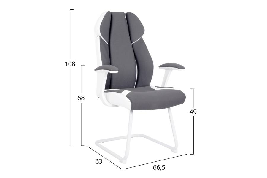 ΠΟΛΥΘΡΟΝΑ ZAHARA HM1102 ΣΕ ΓΚΡΙ ΧΡΩΜΑ 63x64x107cm