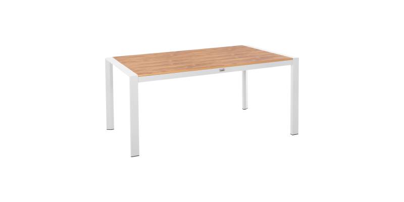 ΤΡΑΠΕΖΙ ΕΞΩΤ.ΧΩΡΟΥ GOYA HM6059.01 ΑΛΟΥΜΙΝΙΟ ΛΕΥΚΟ & POLYWOOD 160X80Χ75Υεκ.