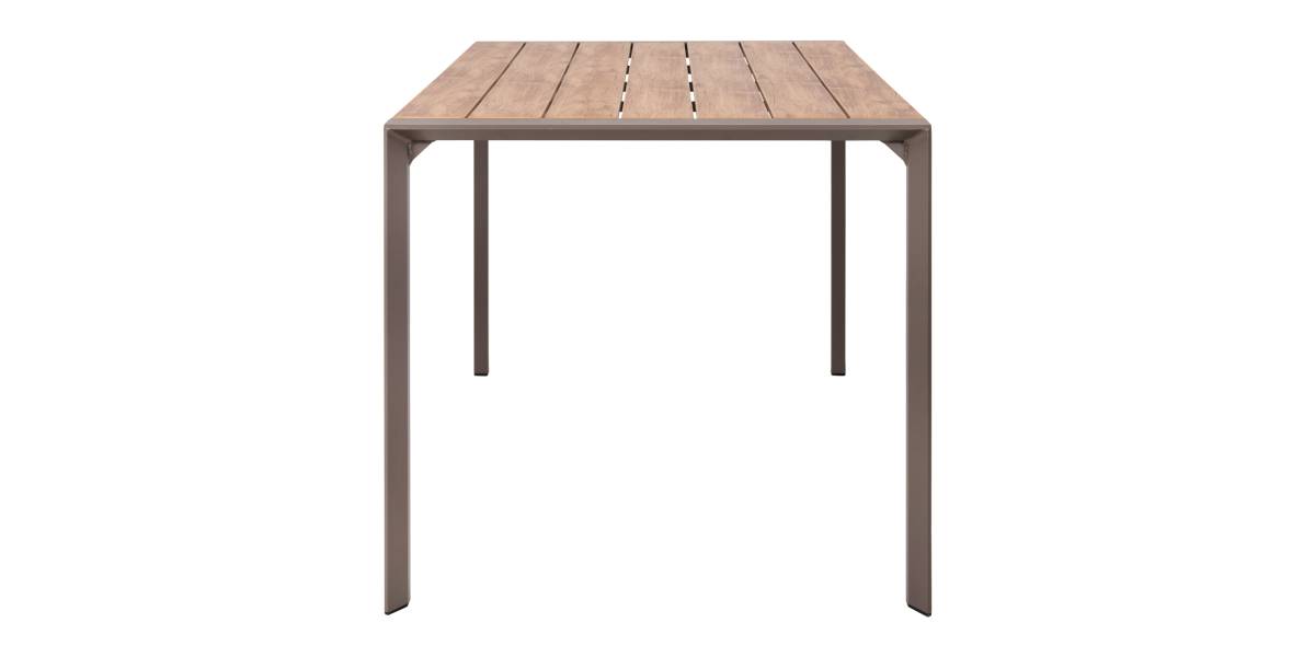 ΤΡΑΠΕΖΙ ΕΞΩΤ.ΧΩΡΟΥ GOYA HM6059.04 ΑΛΟΥΜΙΝΙΟ ΣΑΜΠΑΝΙ & POLYWOOD 160X80Χ75Υεκ.