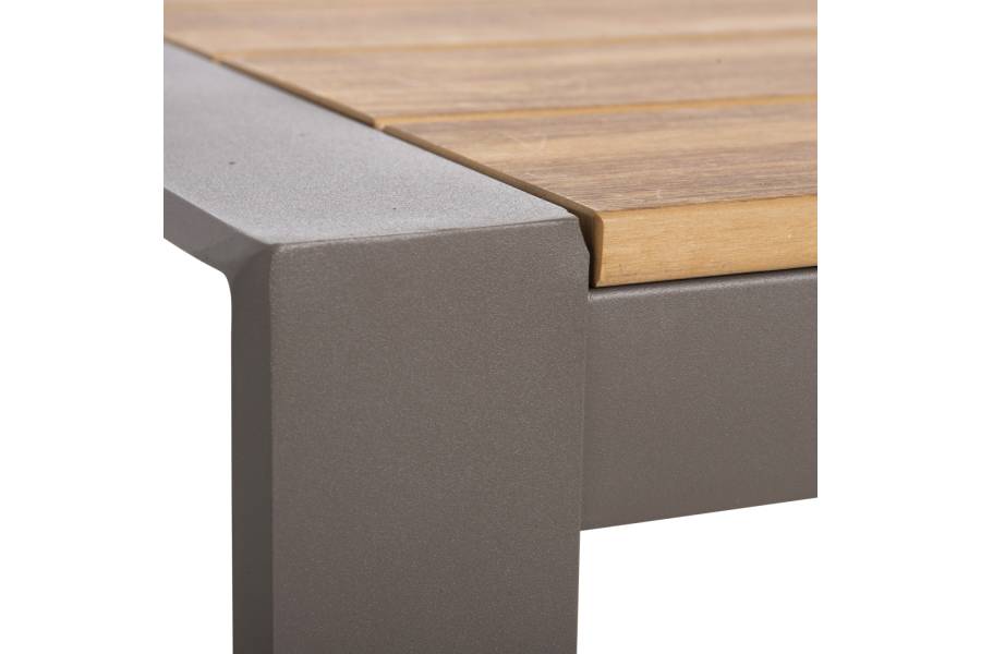 ΤΡΑΠΕΖΙ ΕΞΩΤ.ΧΩΡΟΥ GOYA HM6059.04 ΑΛΟΥΜΙΝΙΟ ΣΑΜΠΑΝΙ & POLYWOOD 160X80Χ75Υεκ.